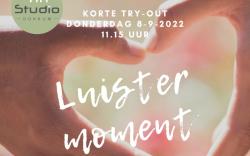 Luistermoment donderdag 8 september
